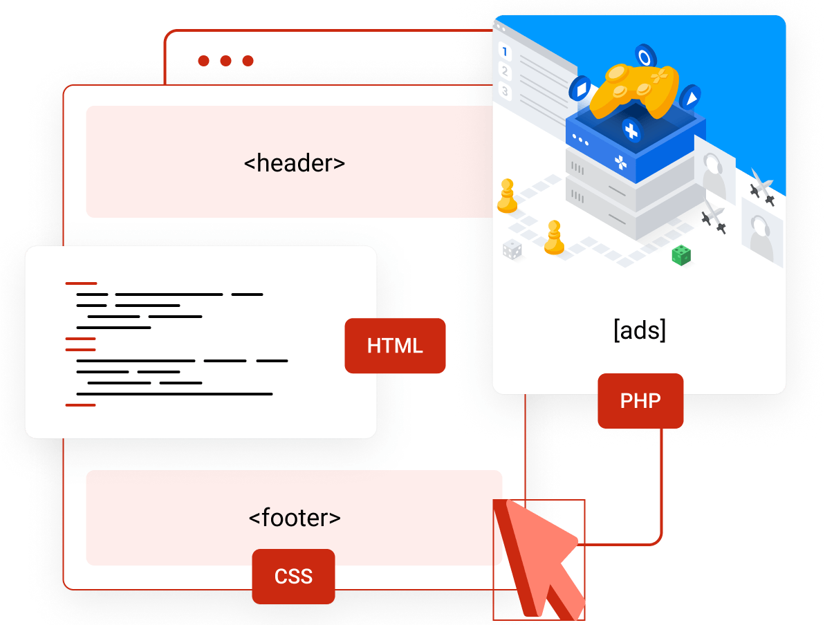 WordPress Hosting - Easy custom code snippets